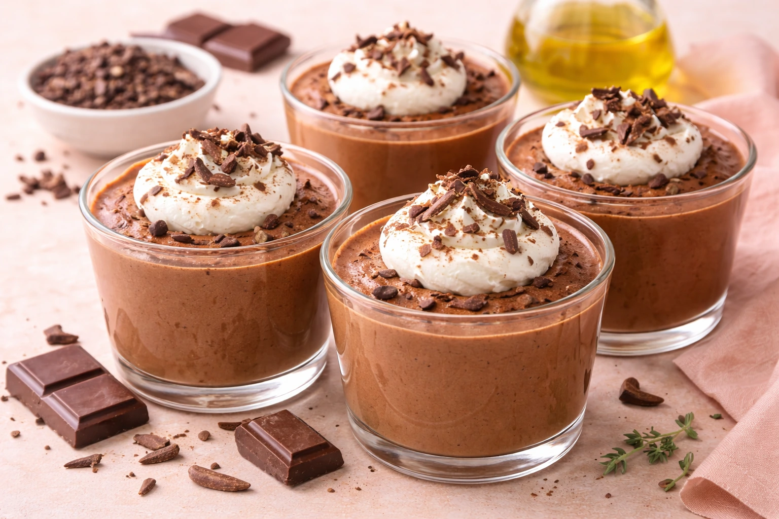 Chocolate Olive Oil Mousse